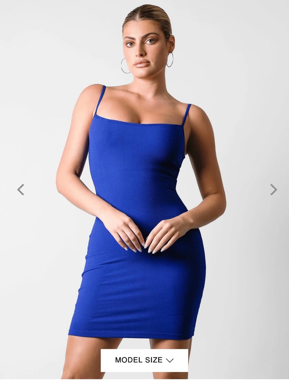 Popilush Shapewear Solid Modal Butt Lift Mini Slip Dress